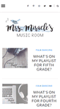 Mobile Screenshot of mrsmiraclesmusicroom.com